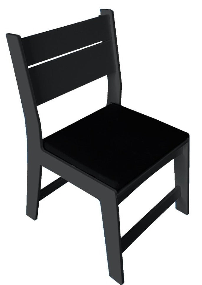 Modern Dining Chair - Slatted Back