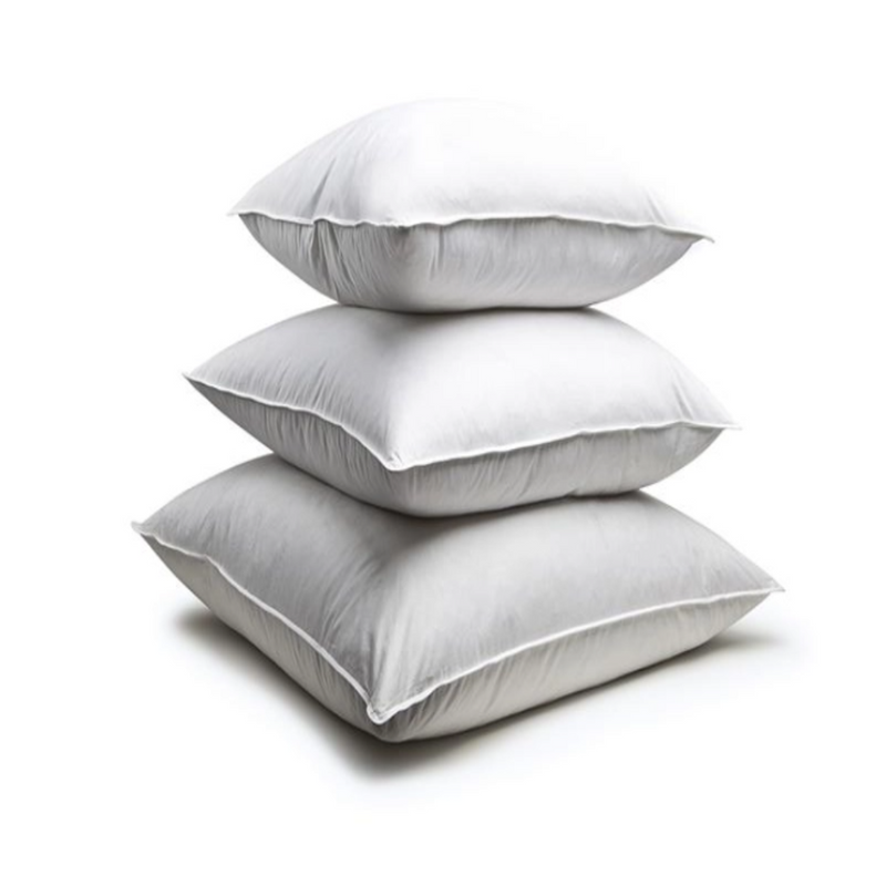 White Decorative Feather Cushions